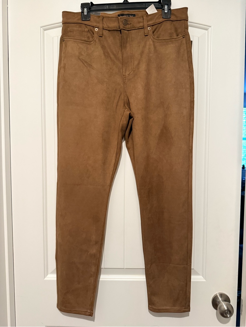 Banana Republic Faux Suede High Rise Skinny Jeans